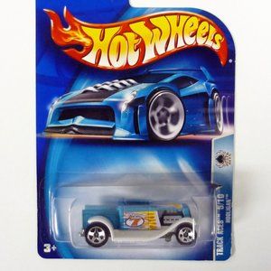 Hot Wheels Hooligan #161 Track Aces 5/10 Blue Die-Cast Car 2003